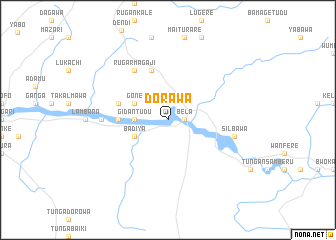 map of Dorawa