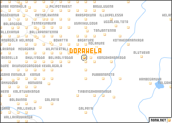 map of Dorawela