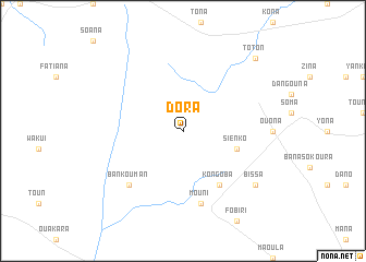 map of Dora