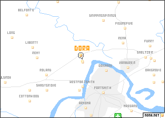 map of Dora