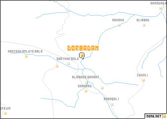 map of Dor Bādām
