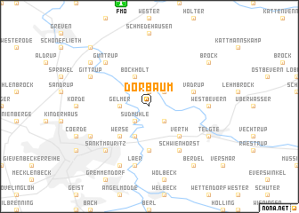 map of Dorbaum