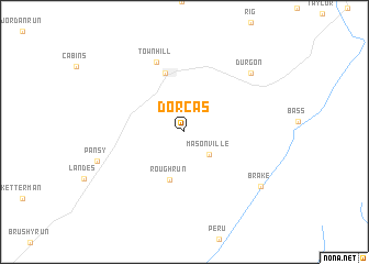 map of Dorcas