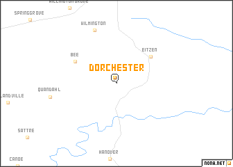 map of Dorchester