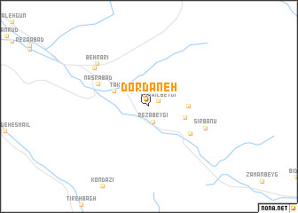 map of Dordāneh