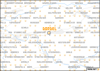 map of Dördel