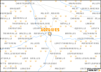 map of Dordives