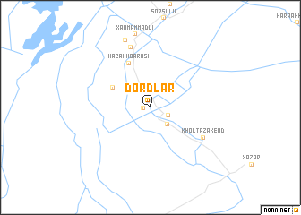 map of Dördlǝr