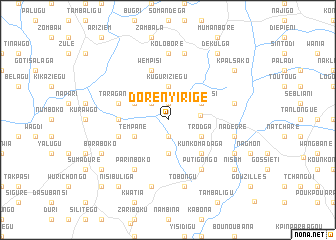 map of Dorenyirige