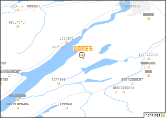 map of Dores