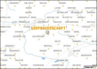 map of Dorfbauerschaft