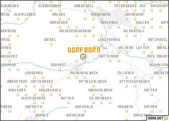 map of Dorfborn