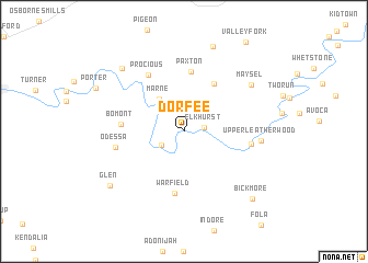 map of Dorfee