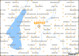 map of Dorfen