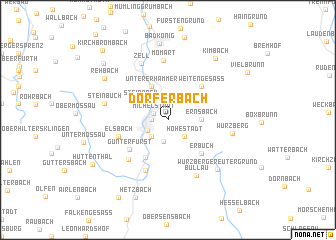 map of Dorf Erbach