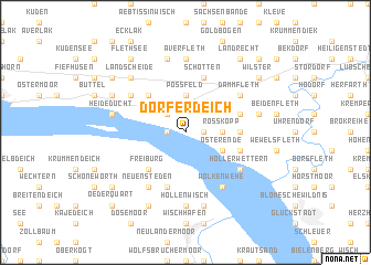 map of Dörferdeich