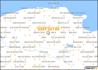 map of Dorf Gutow