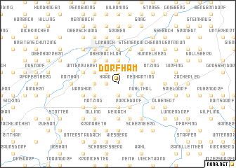 map of Dorfham