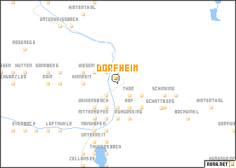 map of Dorfheim