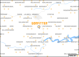 map of Dorfitter