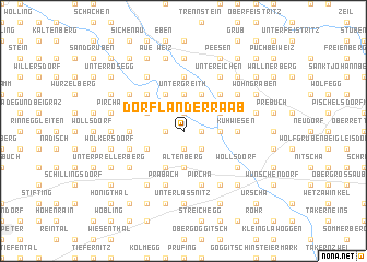 map of Dörfl an der Raab