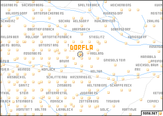 map of Dörfla
