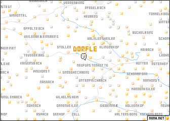 map of Dörfle