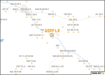 map of Dörfle