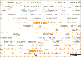 map of Dörfling