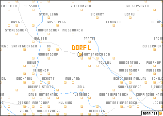 map of Dörfl