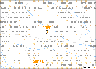 map of Dörfl