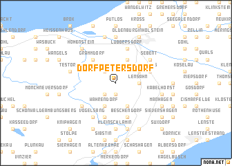 map of Dorf Petersdorf