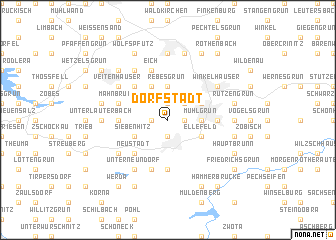 map of Dorfstadt