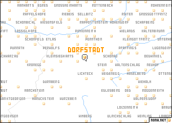 map of Dorfstadt