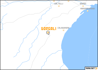 map of Dorgali