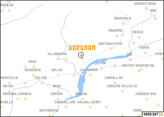 map of Dorgnan