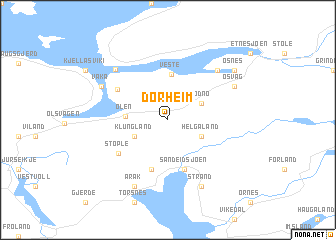 map of Dørheim