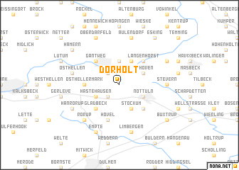 map of Dörholt