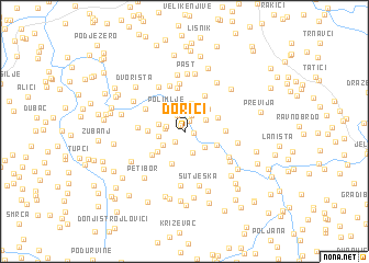 map of Dorići