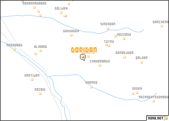 map of Dorīdān