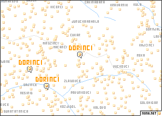 map of Ðorinci