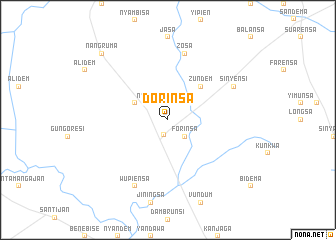 map of Dorinsa