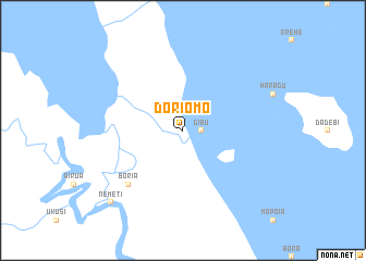 map of Doriomo