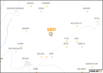 map of Dorī