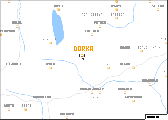 map of Dorkʼa