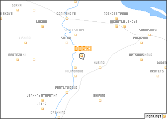 map of Dorki