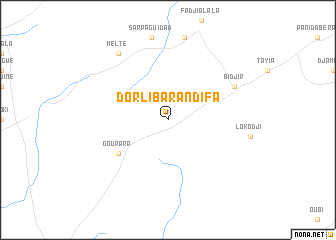 map of Dorli Barandifa