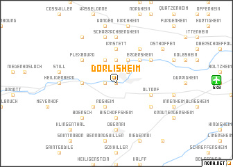 map of Dorlisheim