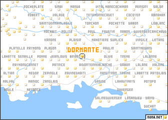 map of Dormante