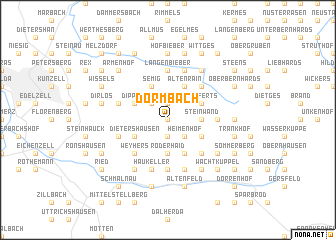 map of Dörmbach